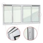 Janela Elite 4 Folhas Moveis 100 X 120 Vidro Liso Branco