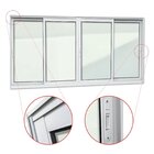 Janela Elite 4 Folhas Moveis 120 X 150 Vidro Liso Mix Corten