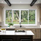 Janela Elite 4 Folhas Moveis 120 X 150 Vidro Liso Mix Corten