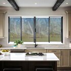 Janela Elite 4 Folhas Moveis 120 X 240 Vidro Reflex Preto