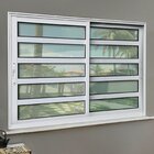 Janela Elite Com Travessas 2 Folhas Moveis 100 X 200 Vidro Li