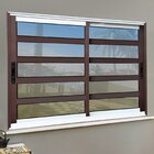 Janela Elite Com Travessas 2 Folhas Moveis 100 X 200 Vidro Re