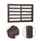 Janela Elite Com Travessas 2 Folhas Moveis 120 X 200 Vidro Li