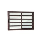 Janela Elite Com Travessas 2 Folhas Moveis 120 X 200 Vidro Li