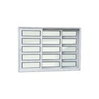 Janela Elite Com Travessas 3 Folhas Moveis Sequenciais 100 X