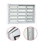 Janela Elite Com Travessas 3 Folhas Moveis Sequenciais 120 X