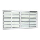 Janela Elite Com Travessas 4 Folhas Moveis 100 X 200 Vidro Li