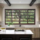 Janela Elite Com Travessas 4 Folhas Moveis 120 X 150 Vidro Li