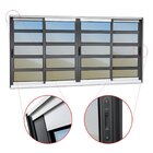 Janela Elite Com Travessas 4 Folhas Moveis 120 X 200 Vidro Re