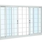 Janela Em Aço Galvanizado Gold 04 Folhas Com Grade Branca - 1