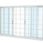 Janela Em Aço Galvanizado Gold 04 Folhas Com Grade Branca - 1