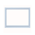 Janela Fixa Alumínio Pintado Branco Sob Medida Linha 25 OGB Esquadrias