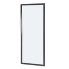 Janela Fixa Alumínio Pintado Preto Sob Medida Linha 25 OGB Esquadrias