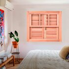 Janela Guilhotina Com Ferragem Je821 Esel 100x120x12cm