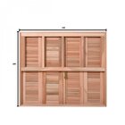 Janela Guilhotina Com Ferragem Je821 Esel 100x140x12cm