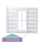 Janela Ii Para Camas Alta Branco - Casatema