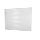 Janela Veneziana de Correr com Persiana Integrada 2 Folhas Alumínio Pintado Branco 1,20x1,20m Linha Eco Nobre CRV