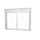 Janela Veneziana de Correr com Persiana Integrada 2 Folhas Alumínio Pintado Branco 1,20x1,50m Linha Eco Nobre CRV