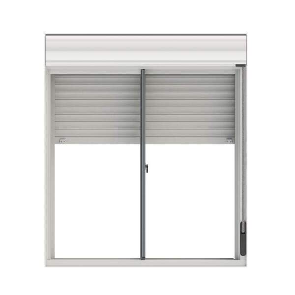 Janela Integrada Em Alumínio Giusto 120x150x10cm Branco 2 Fol