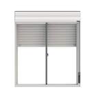 Janela Integrada Em Alumínio Giusto 120x160x10cm Branco 2 Fol