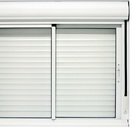 Janela Integrada Persiana De Alumínio Cor Branco 2 Folhas Mov