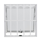 Janela Maxim-ar 0,60x0,60m Alumínio Pintado Branco Grade Quadrada Linha Vivace Artens