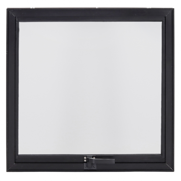 Janela Maxim-ar 0,60x0,60m Alumínio Pintado Preto Linha Vivace Artens