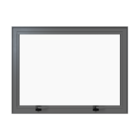 Janela Maxim-ar 1 Folha Alumínio Pintado Cinza com Vidro Comum Mini Boreal 0,60x0,80m Linha Vivace Artens