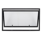 Janela Maxim-ar 0,60x1,00m Alumínio Pintado Preto Linha Vivace Artens