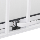 Janela Maxim-ar 0,80x0,80m Alumínio Pintado Branco Grade Quadrada Linha Vivace Artens