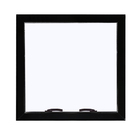 Janela Maxim-ar 1 Alumínio Pintado Preto Veneza com Vidro Transparente 0,80x1,00m 3A Alumínio