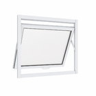 Janela Maxim Ar 1 Seção Aluminio Branco Linha 25 - 80x40
