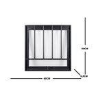 Janela Maxim-ar 1 Secção Central Topsul Vidro Mini Boreal Com