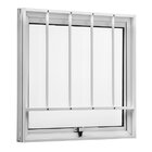 Janela Maxim-ar 1 Secção Central Topsul Vidro Mini Boreal Com