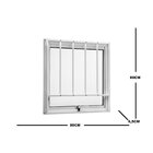 Janela Maxim-ar 1 Secção Central Topsul Vidro Mini Boreal Com