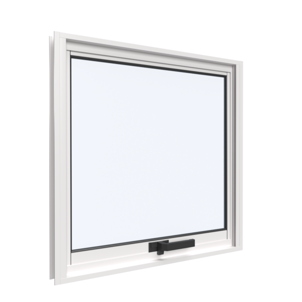 Janela Maxim-ar  80cmx60cm Em Alumínio Branco Com Vidro Jatea