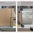 Janela Maxim-ar  80cmx60cm Em Alumínio Cinza Com Vidro Jatead