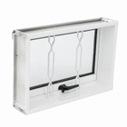 Janela Maxim-Ar Aço Pintado Branco com Grade Metal 0,40x0,60m Linha Riobras Pronta Ullian