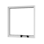 Janela Alumínio Maxim-ar 60x60cm com Vidro Liso Linha Slim Líder Preta