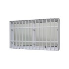 Janela Maxim-ar Alumínio Branco 80x100x9,5cm Com Grade Jap Pe