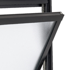 Janela Maxim-Ar Alumínio Pintado Preto Fosco 0,60x0,60m Linha Plus Brimak