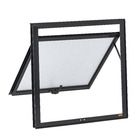 Janela Maxim-Ar Alumínio Pintado Preto Fosco 0,60x0,60m Linha Confort Brimak