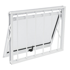 Janela Maxim-Ar Alumínio Pintado Branco com Grade Metal 0,60x0,80m Linha Riobras Alumínio Ullian