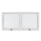 Janela Maxim-Ar 2 Folhas Alumínio Pintado Branco 0,60x1,20m Linha Idea 3A Alumínio