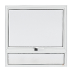 Janela Maxim-Ar Alumínio Pintado Branco 0,80x0,80m Linha Confort Brimak