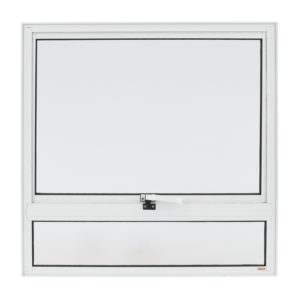 Janela Maxim-Ar Alumínio Pintado Branco 0,80x0,80m Linha Confort Brimak