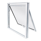 Janela Maxim-ar Alumínio Pintado Branco 0,40x0,40m Linha Home 3A Alumínio