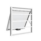 Janela Maxim Ar Alumínio Premium Com Grade Horizontal Branco