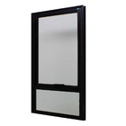 Janela Maxim-ar Alumínio Preto 100x60x5,3cm Com Bandeira Infe