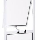 Janela Maxim Ar De Alumínio 01 Seção Classic Branca - 100x60